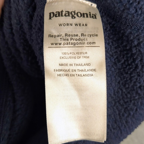 Patagonia Better Sweater Knit 1/4 Zip Pullover Jacket Mens Medium 25522 - Picture 4 of 8